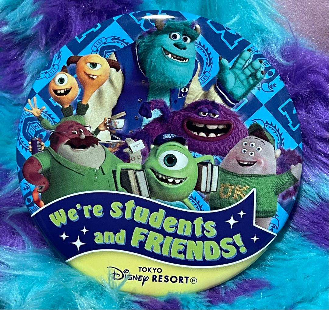 オマケ缶バッジ付き モンスターズインク サリー マフラーキャップ