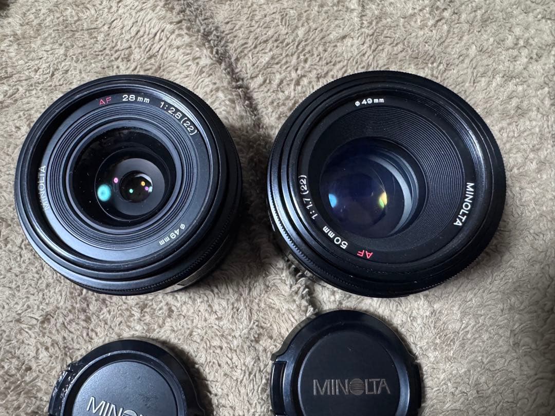 コニカミノルタ　α7 digital 単焦点レンズ2本セット