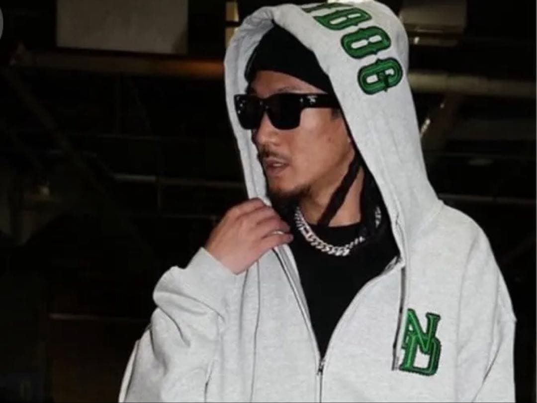 NASTYDOG グレー フード付きパーカー サイズ2