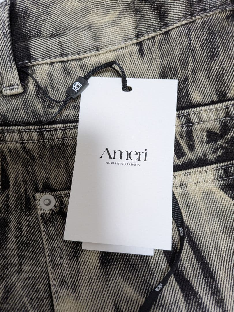 パンツ Ameri HAND BLEACH LOOSE DENIM