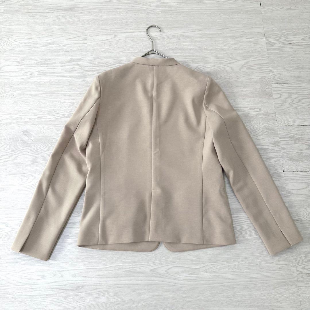 極美品 24SS PLST パンツスーツ セットアップ 洗える ベージュ S