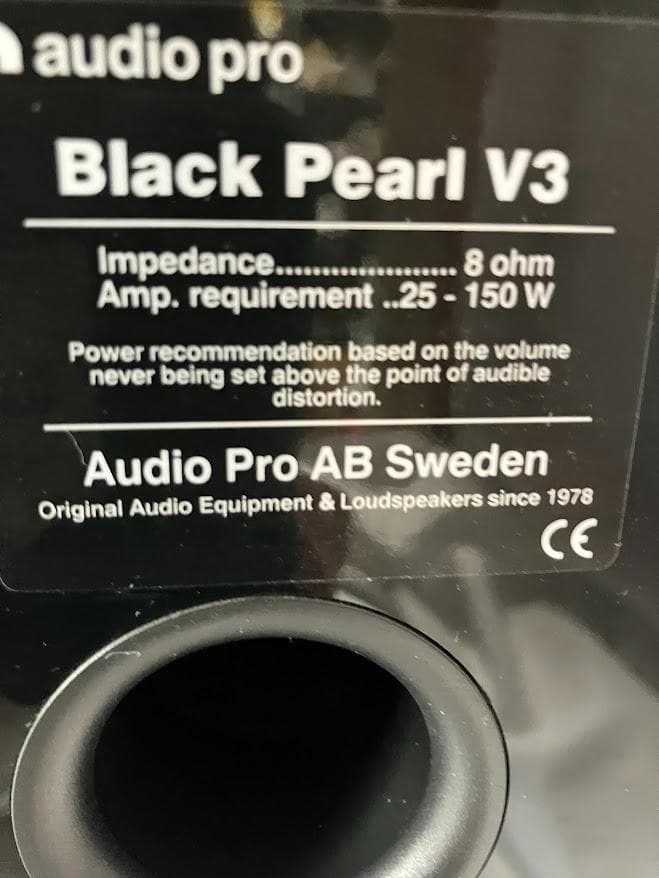 【美品】audiopro　オーディオプロ　V3　スピーカー 　2台セット