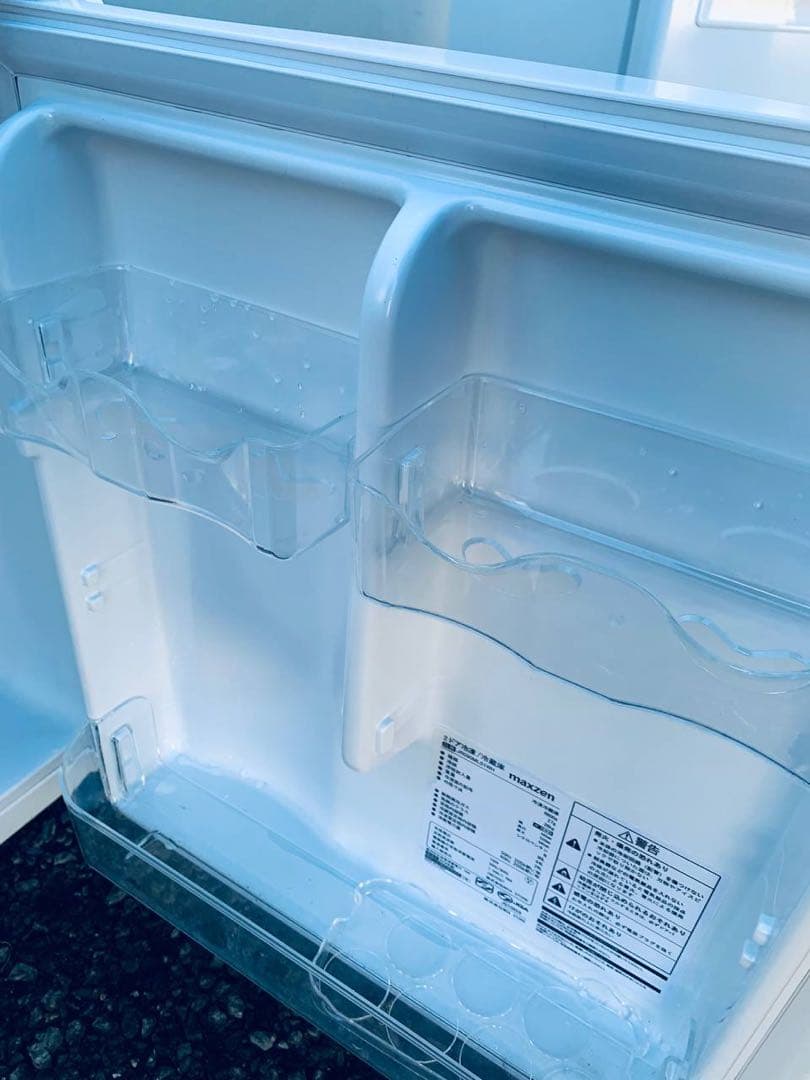 ①✅maxzen2ドア冷凍冷蔵庫✅ ✅JR090ML01WH✅送料設置無料