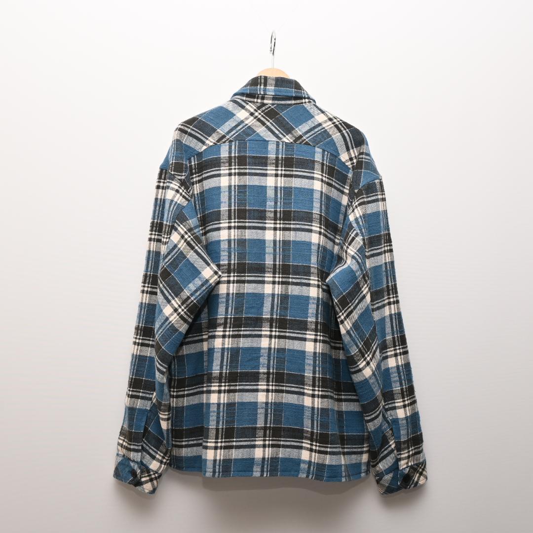 あ*様 Liberaiders レべレイダース 長袖 チェック シャツ M ブル