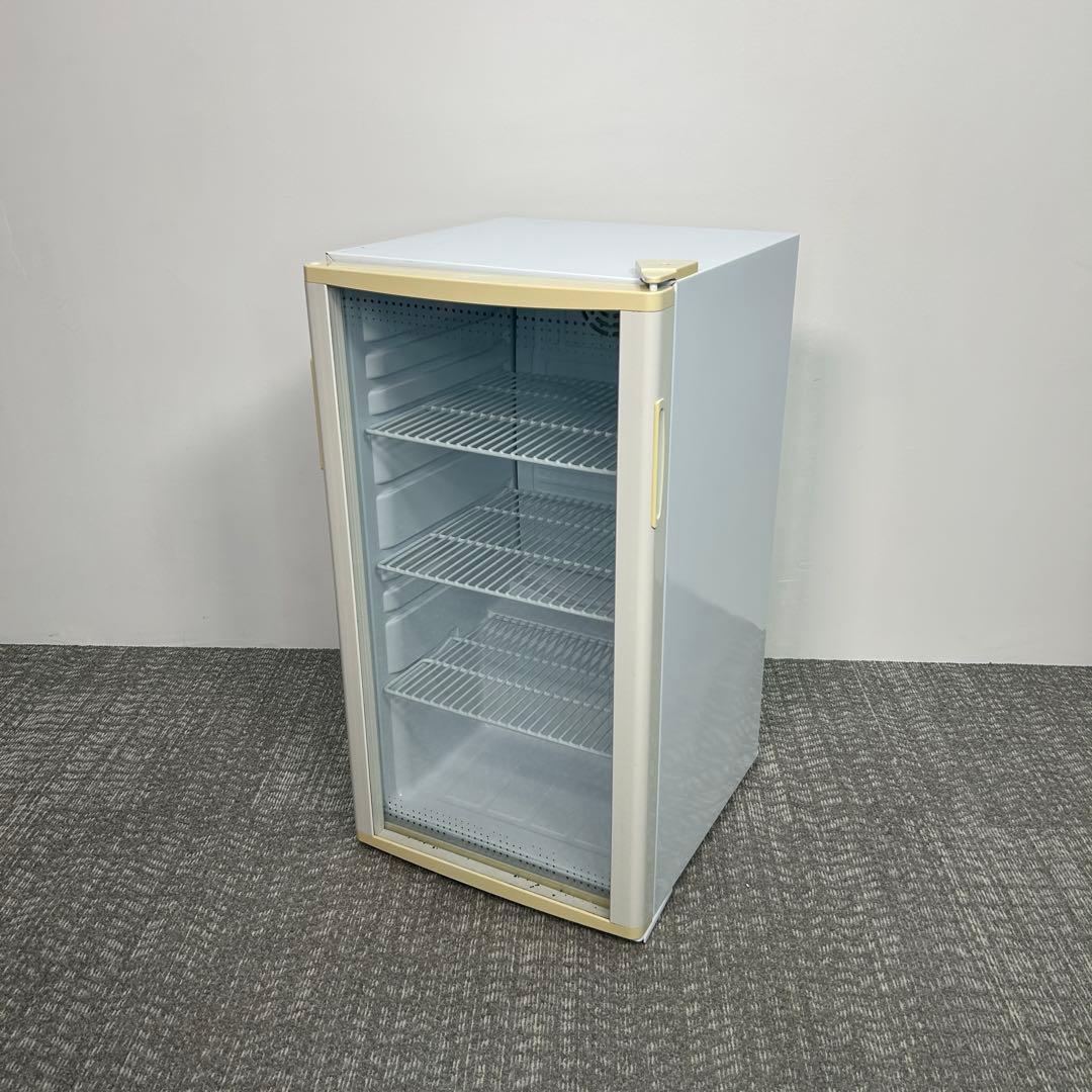107業務用 冷蔵ショーケース オフィスコンビニ XW-105 左右開き 小型