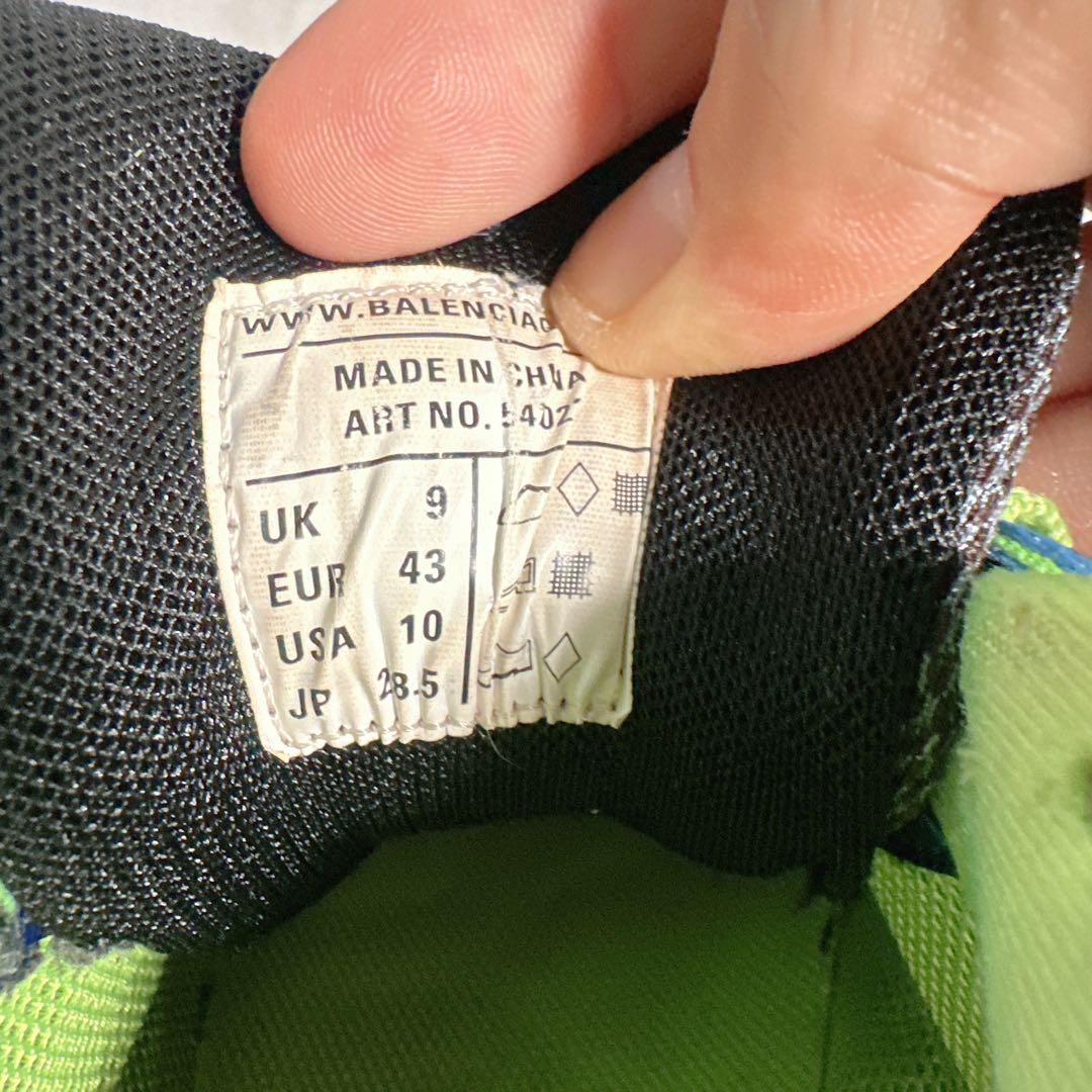 28.5cm BALENCIAGA トラックトレーナー メッシュ スニーカー
