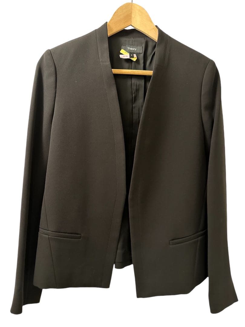 Theory Classic Crepe ジャケット パンツ セット ブラック