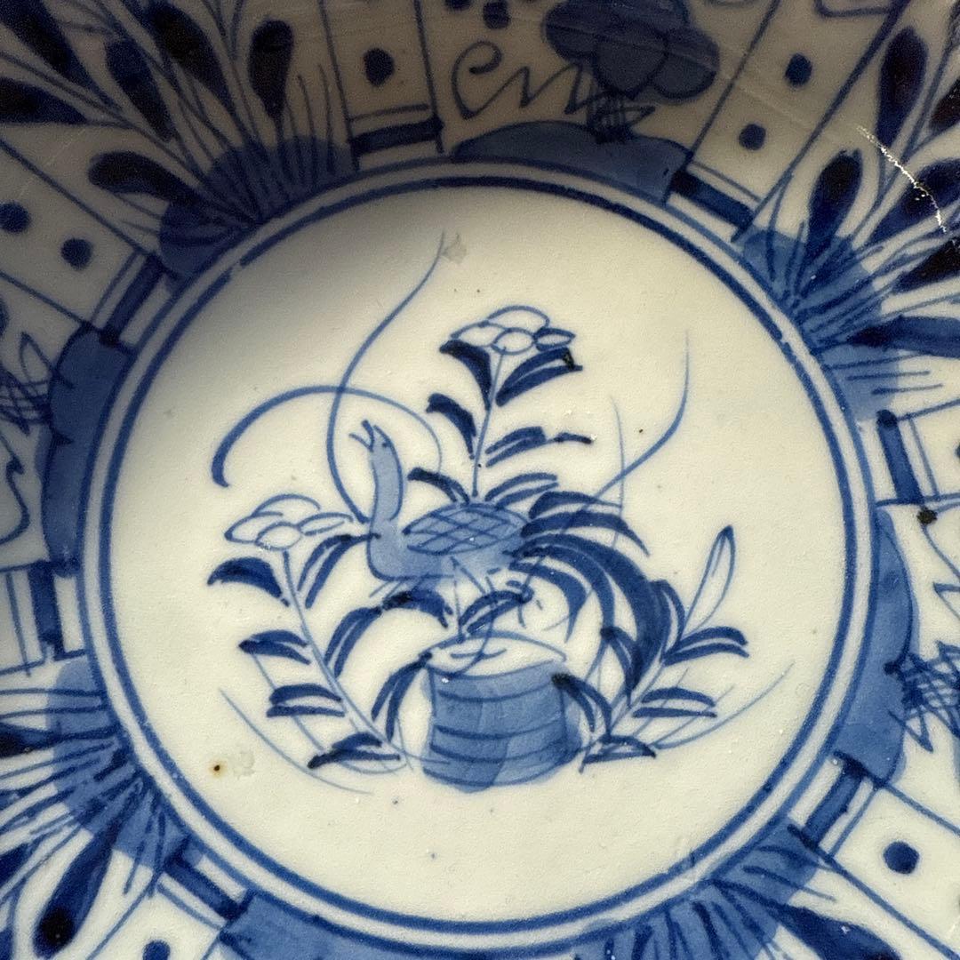 芙蓉手、江戸幕府、古伊万里、手描き、大なます皿、美品、即購入OK、すぐ匿名発送