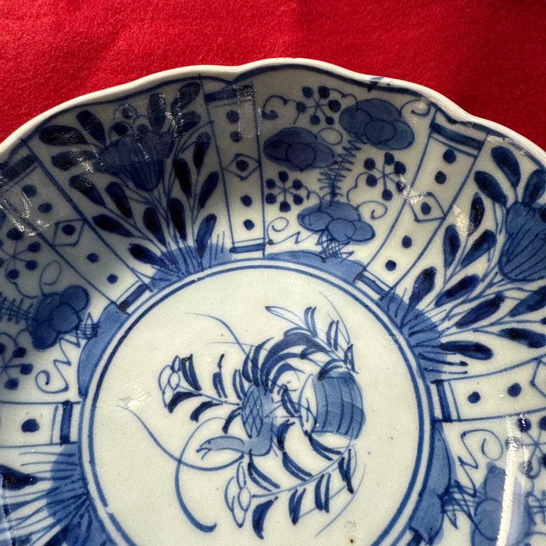 芙蓉手、江戸幕府、古伊万里、手描き、大なます皿、美品、即購入OK、すぐ匿名発送