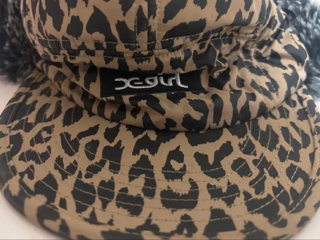 xgirl ヒョウ柄 フライトキャップ