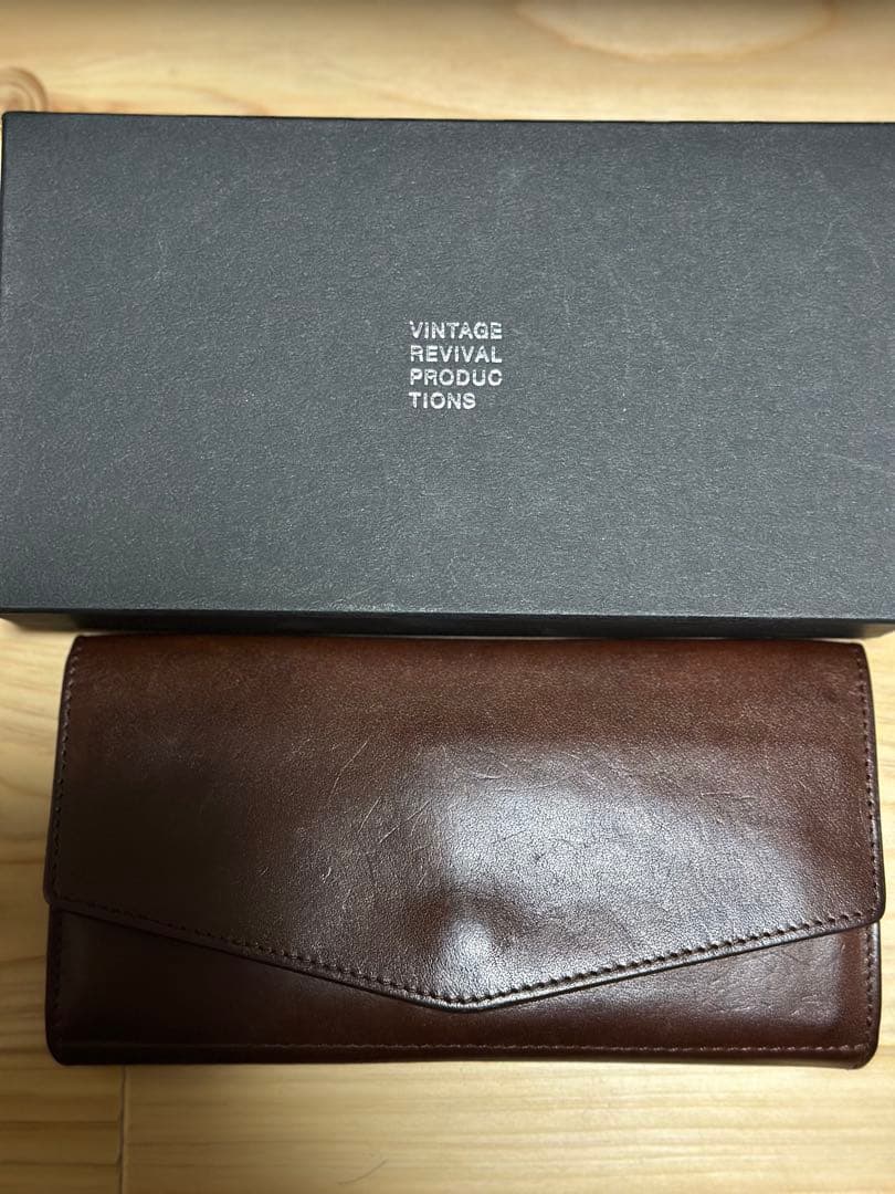 や*し様 ロネオ　コンパクト長財布 ブラウン メイドインジャパン