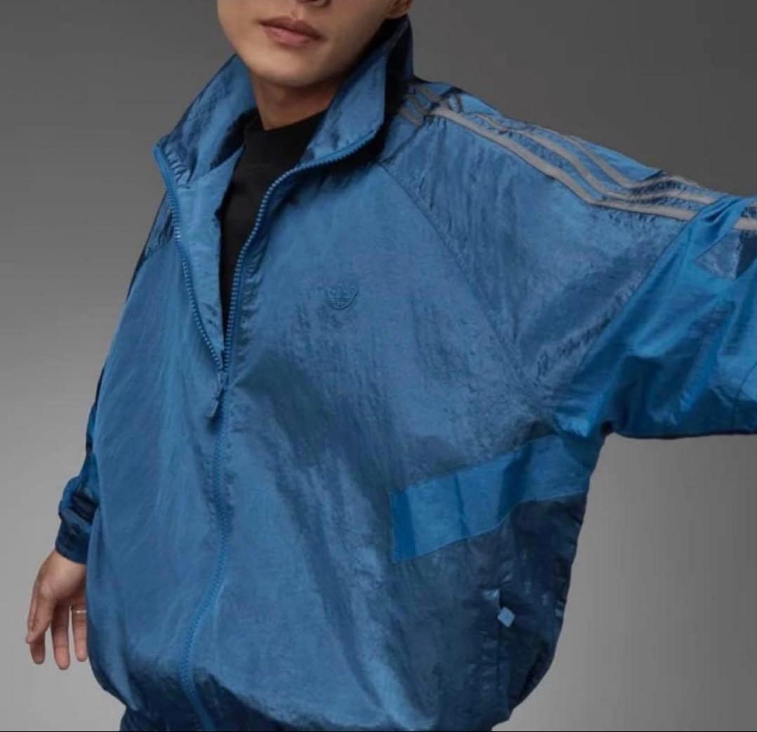 【adidas BLUE VERSION】新品BBブロックドトラックトップXS