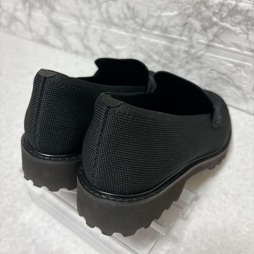 ⭐極美品・希少⭐VIVAIA アーモンドトゥ トラックソール ローファー25.5