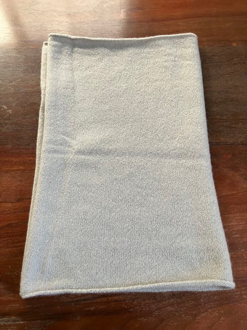 evam eva スヌード　グレージュ　カシミア　カシミヤ