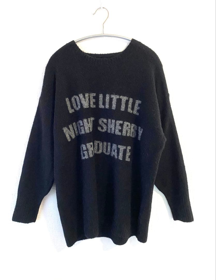 値下げ！FRAMeWORK アルパカ混ロゴインターシャニット