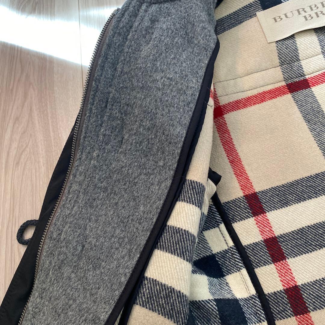 【BURBERRY BRIT】ダッフルコート 36 グレー