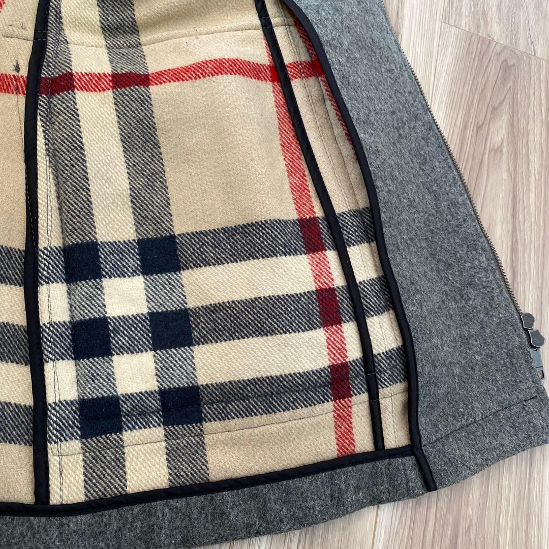 【BURBERRY BRIT】ダッフルコート 36 グレー