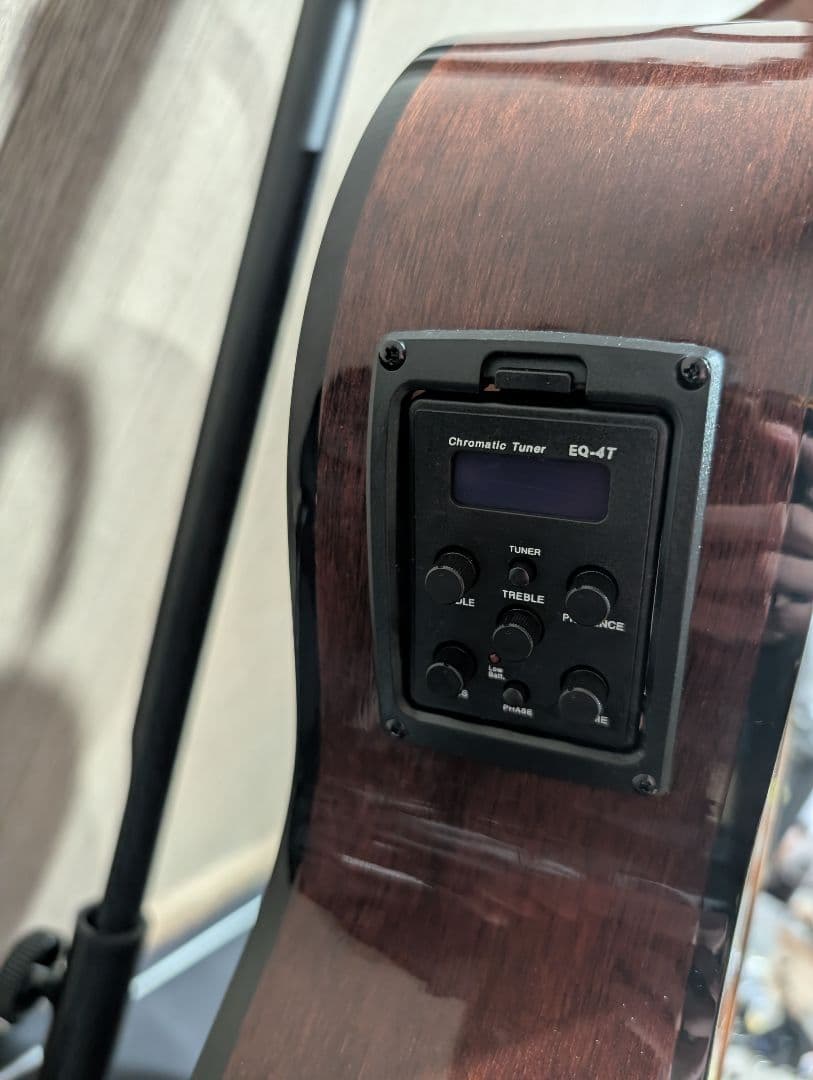 良音/Takamine　T-G1TBS 改チューナー付エレアコ　ケース付