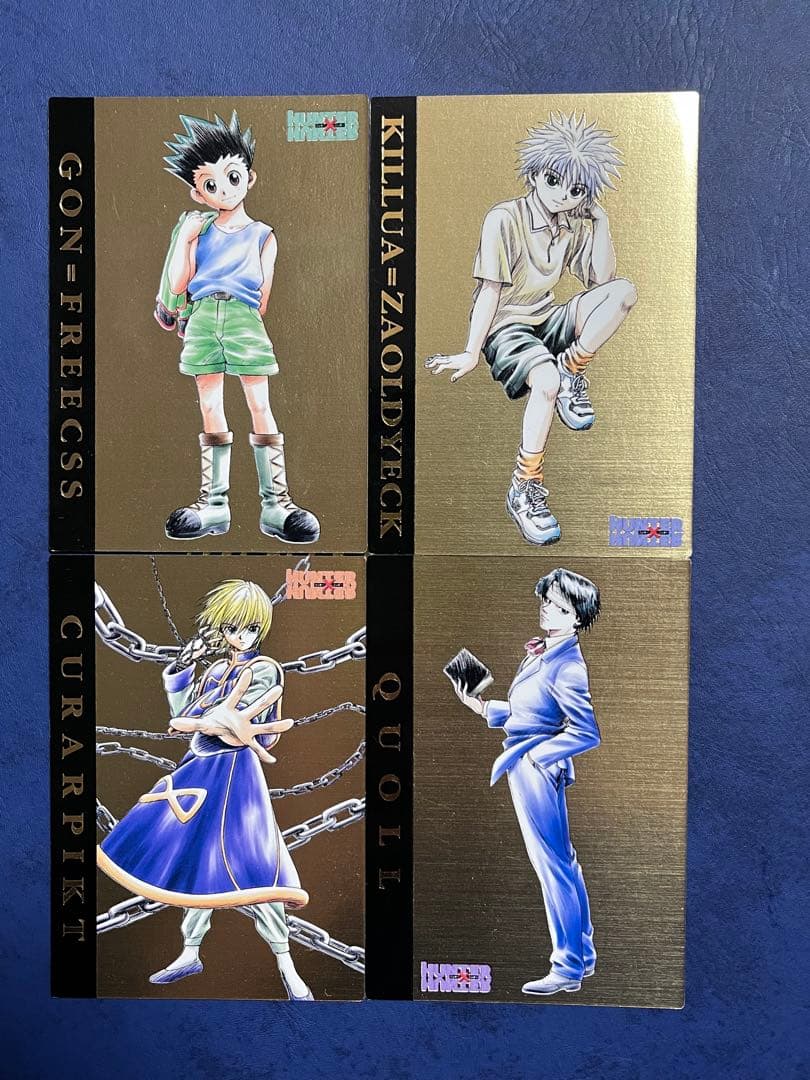 HUNTER×HUNTER カードダスマスターズ　SPカード4枚セット
