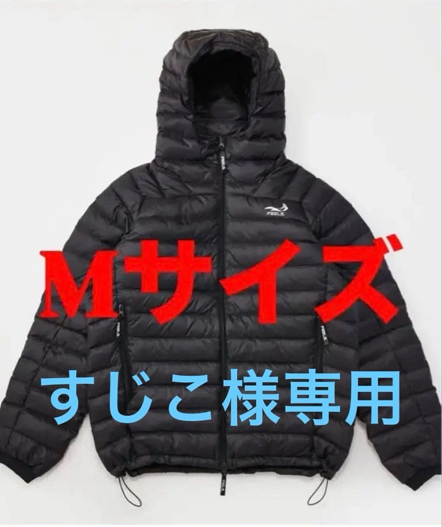 FEELS 上杉柊平 ブラック ダウンジャケット Mサイズ