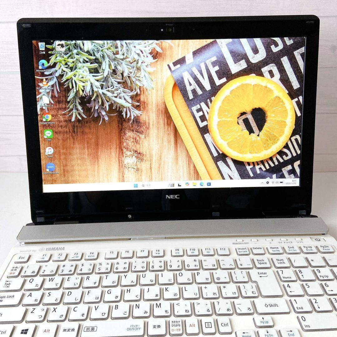 LAVIE/Windows11/8GB/NECノートパソコン/266