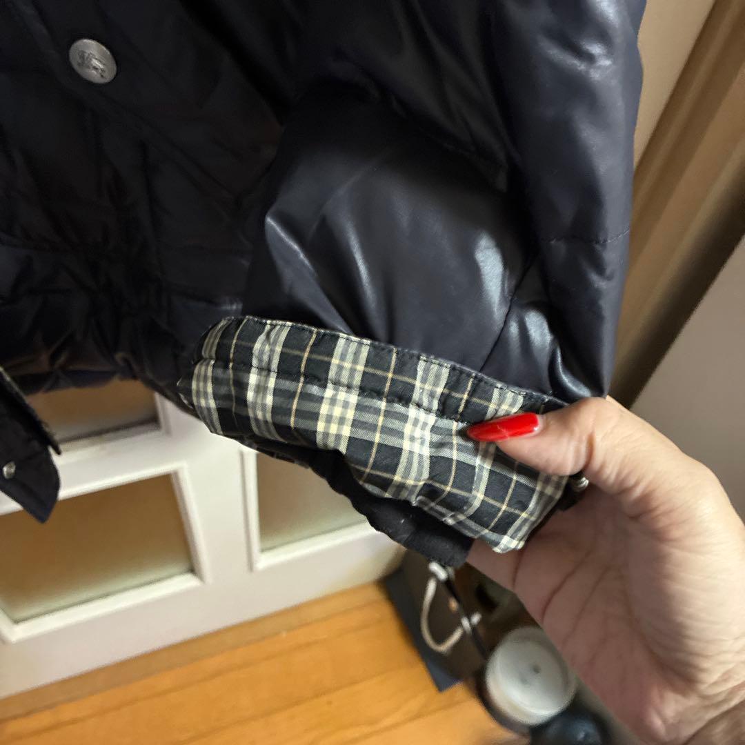BURBERRY BLUE LABEL ダウン40 ブラックバーバリー
