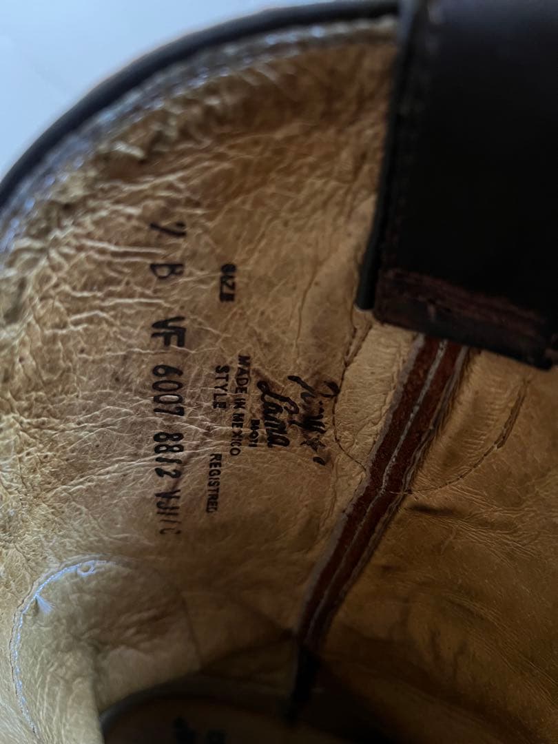 Tony Lama ウエスタンブーツ 24センチ　VF6007