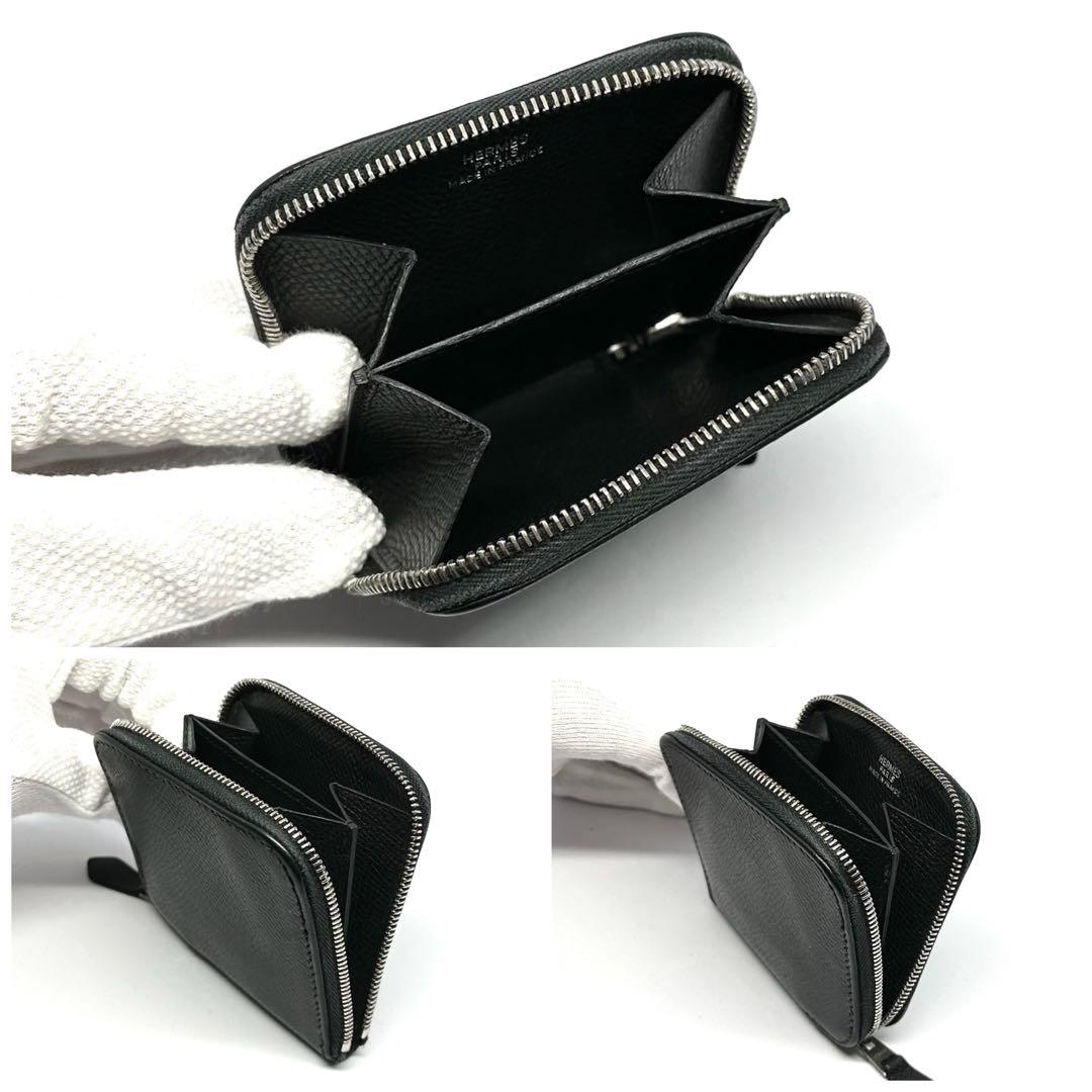 決算セール‼️【希少‼️オールレザー‼️】エルメス　アザップミニ　ケース　黒