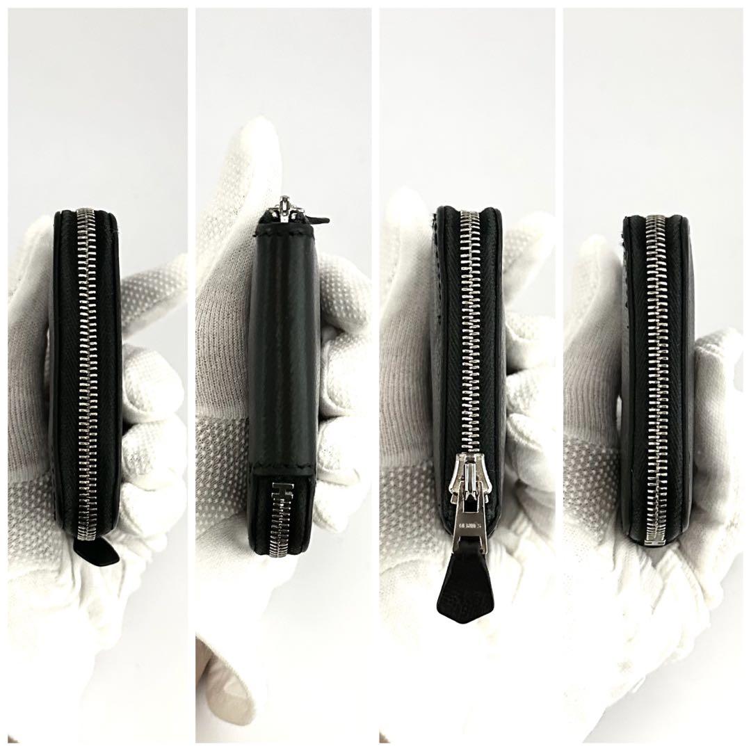 決算セール‼️【希少‼️オールレザー‼️】エルメス　アザップミニ　ケース　黒