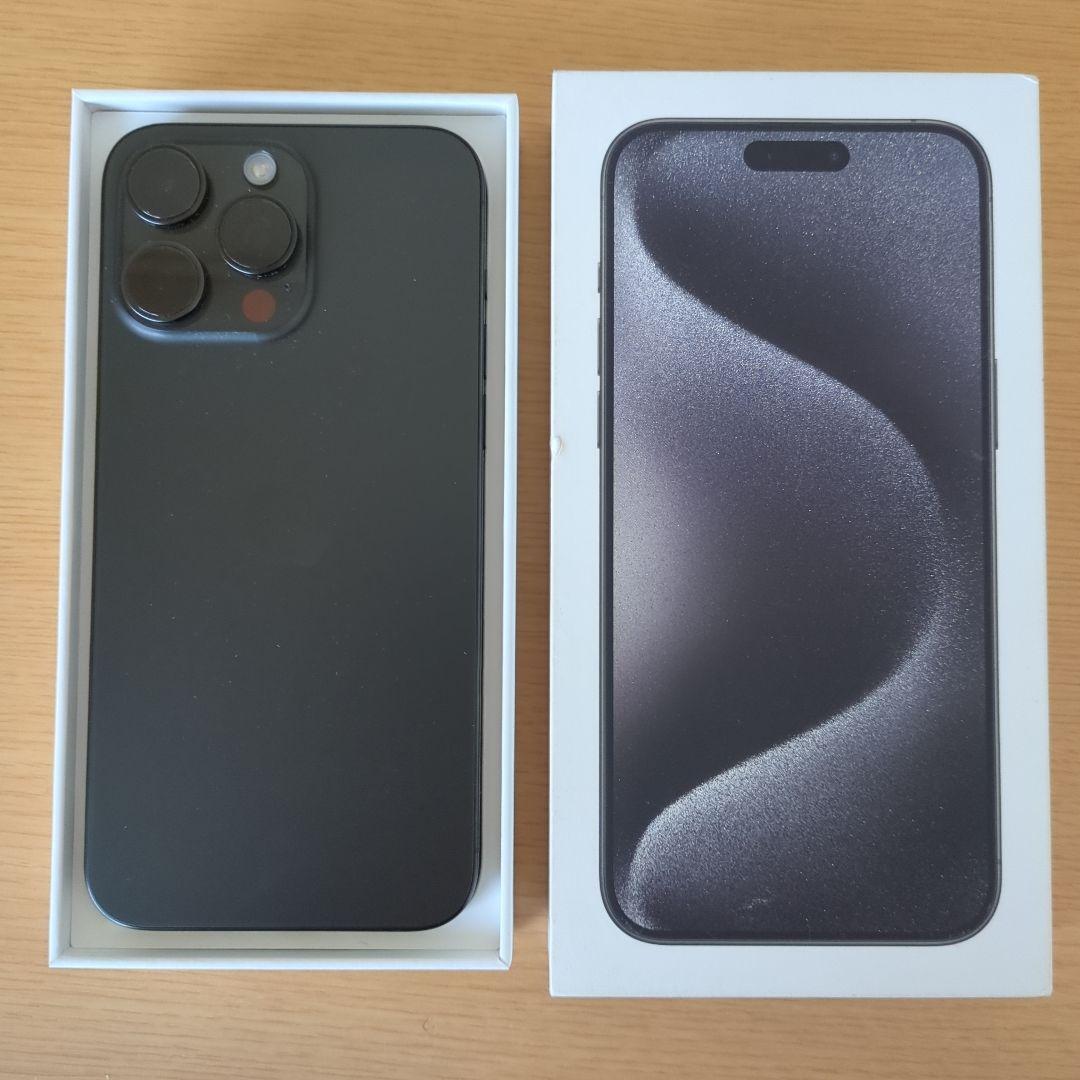 Apple iPhone 15Pro Max本体 スペースブラック