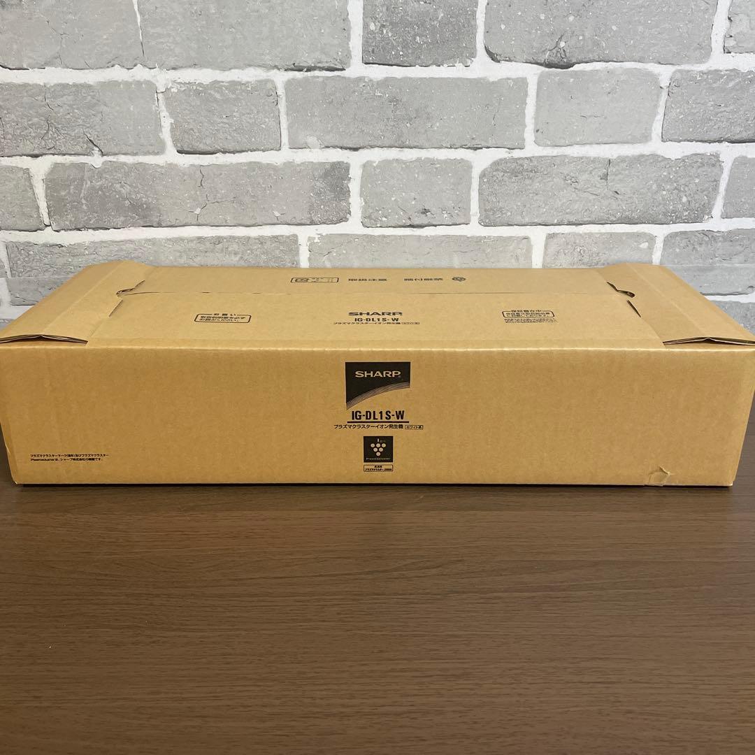 SHARP プラズマクラスターイオン発生機　IG-DL1S-W ホワイト系