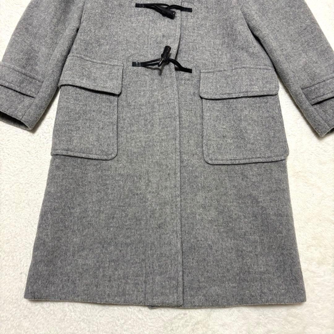 Aquascutum アクアスキュータム 現行タグ ダッフルコート M グレー