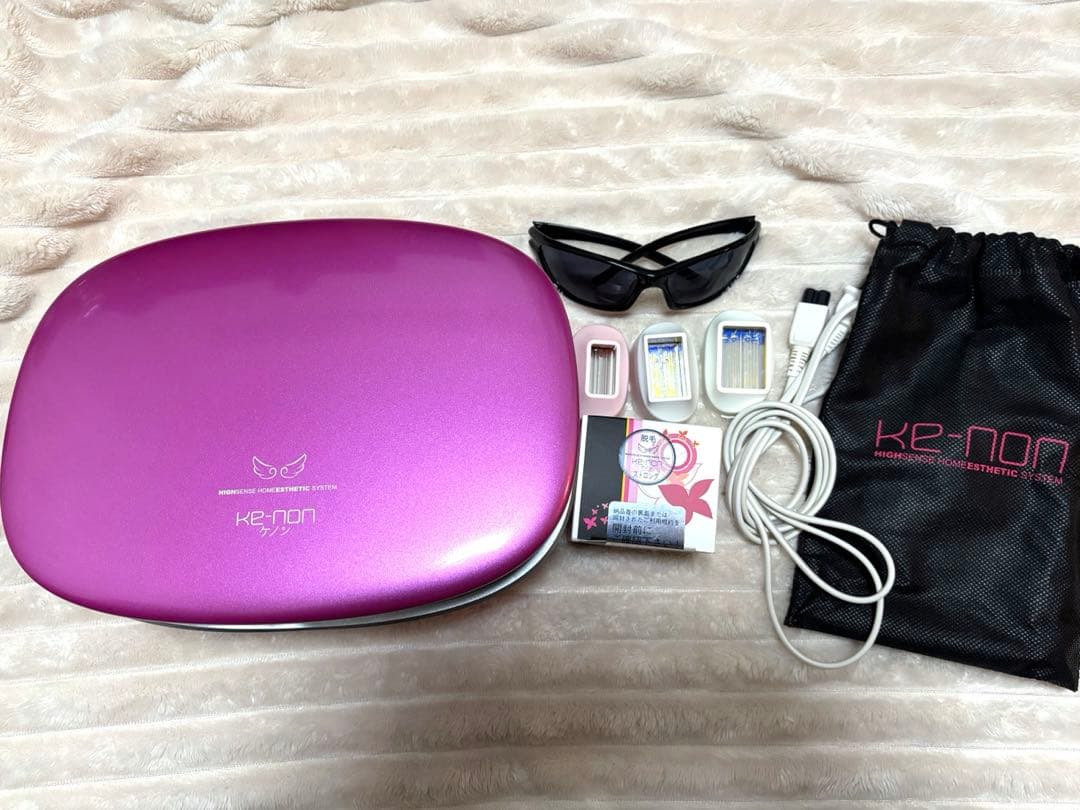 ケノン　ver8.0脱毛器 カートリッジ4個付き