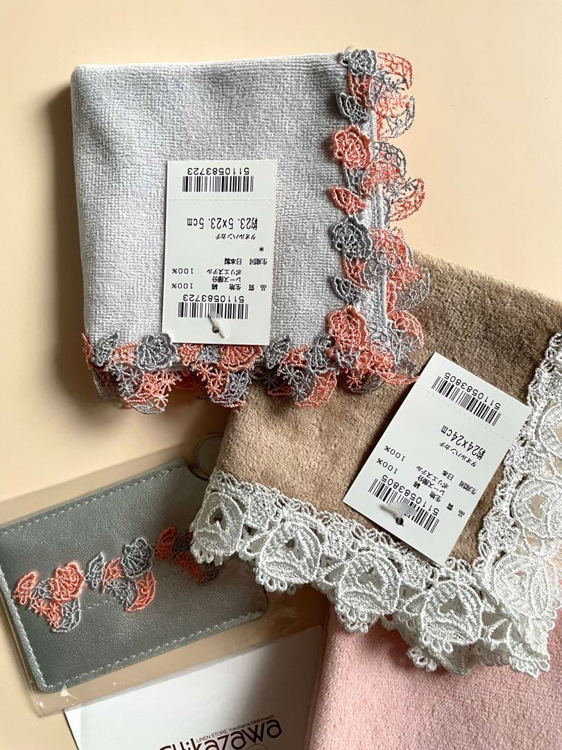 お得な新品5点おまとめset⭐️mikimoto別注&一富士二鷹三茄子　近沢レース