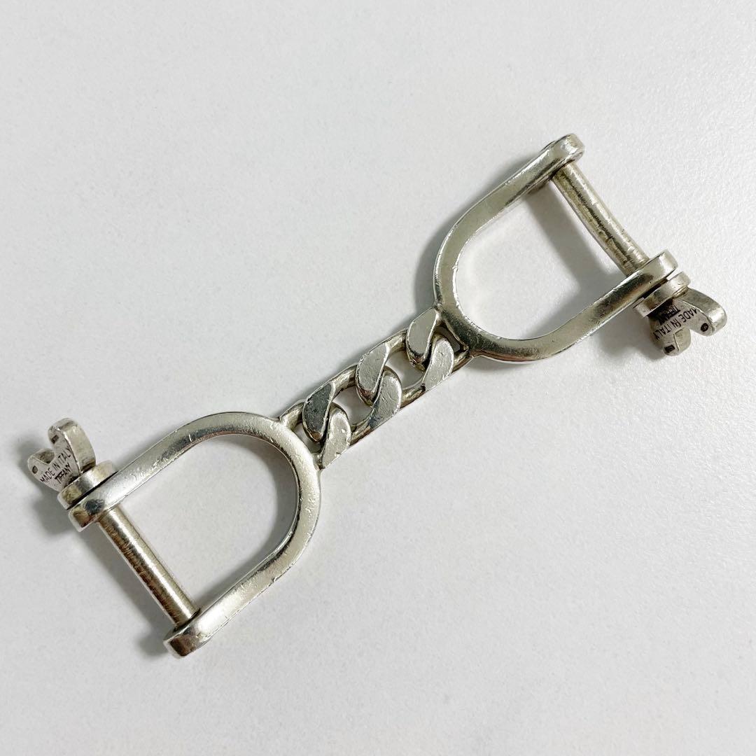 初期　キヘイ　ティファニー　ダブルシャックル　キーホリダー　キーリング　シルバー