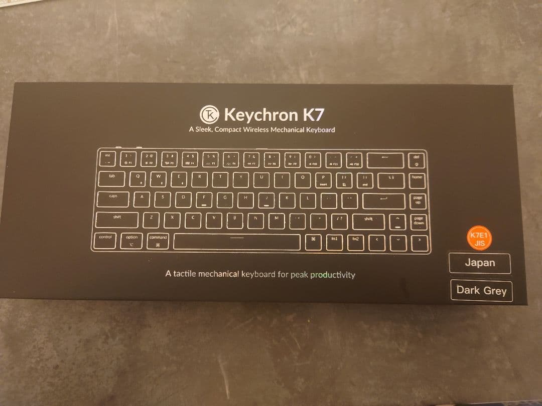 Keychron K7 ダークグレー