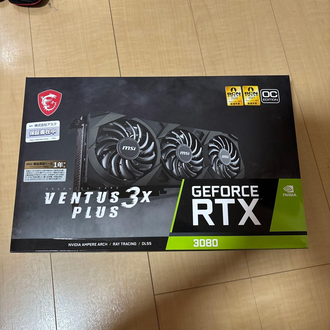 グラフィックボード・グラボ・ビデオカード msi rtx3080 ventus 3x 10gb LHR