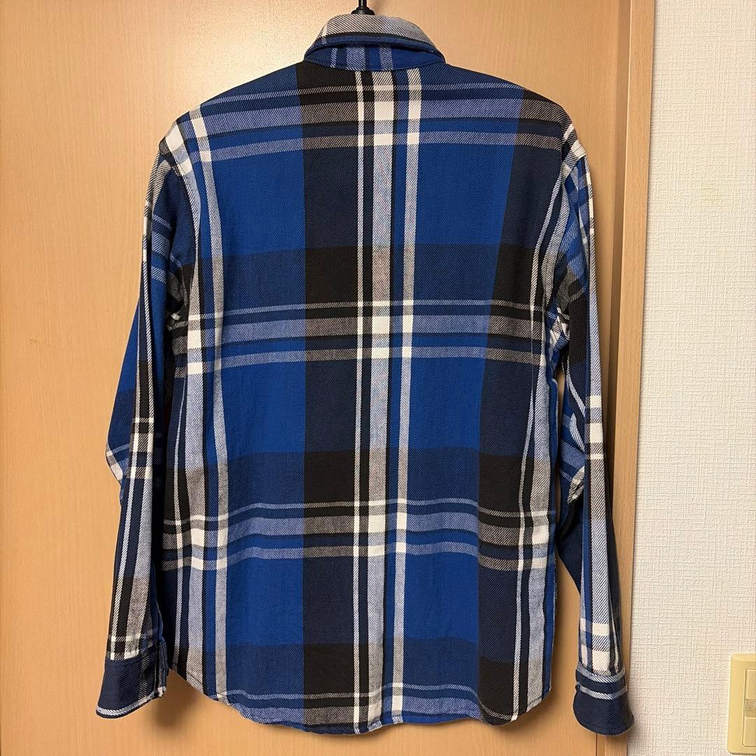 80's BIGMAC ネルシャツ ダブルネーム USA製 ブルー