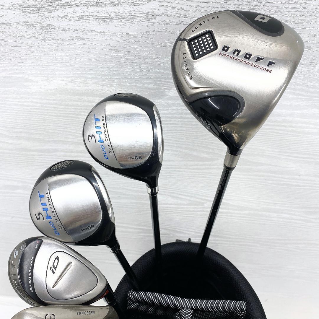 【豪華‼】 PRGR プロギア ミズノ メンズ ゴルフクラブ 初心者セット SR