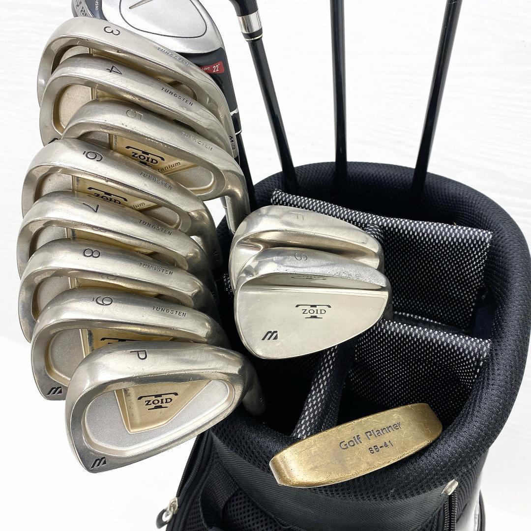 【豪華‼】 PRGR プロギア ミズノ メンズ ゴルフクラブ 初心者セット SR