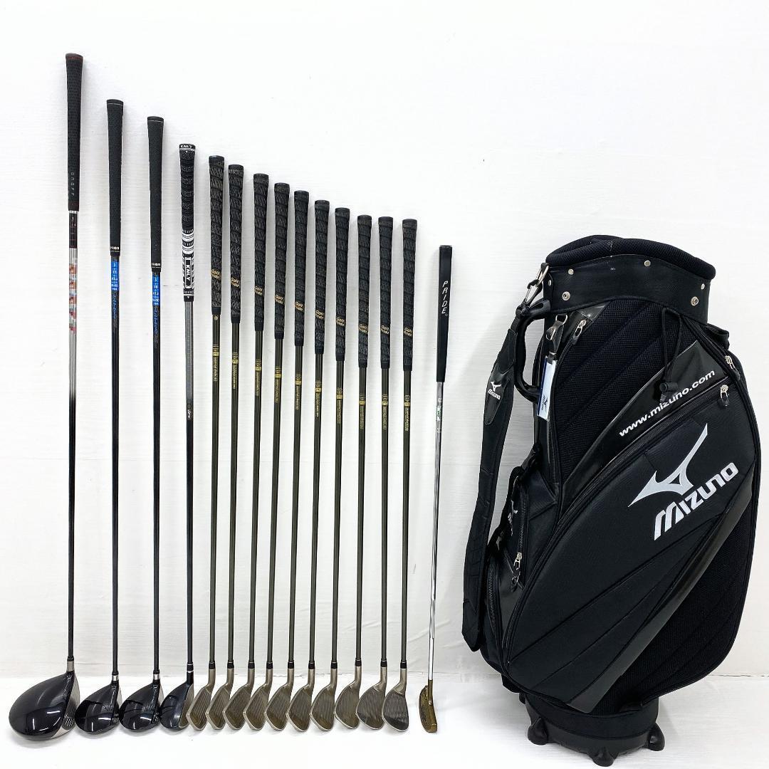 【豪華‼】 PRGR プロギア ミズノ メンズ ゴルフクラブ 初心者セット SR