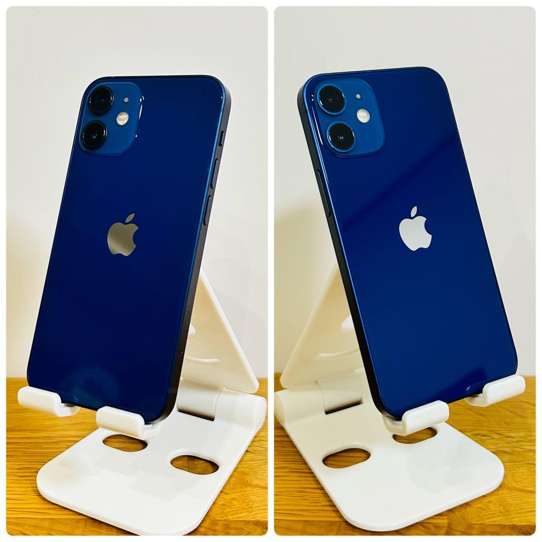 【美品】iPhone 12 mini 本体 128GB SIMフリー ブルー