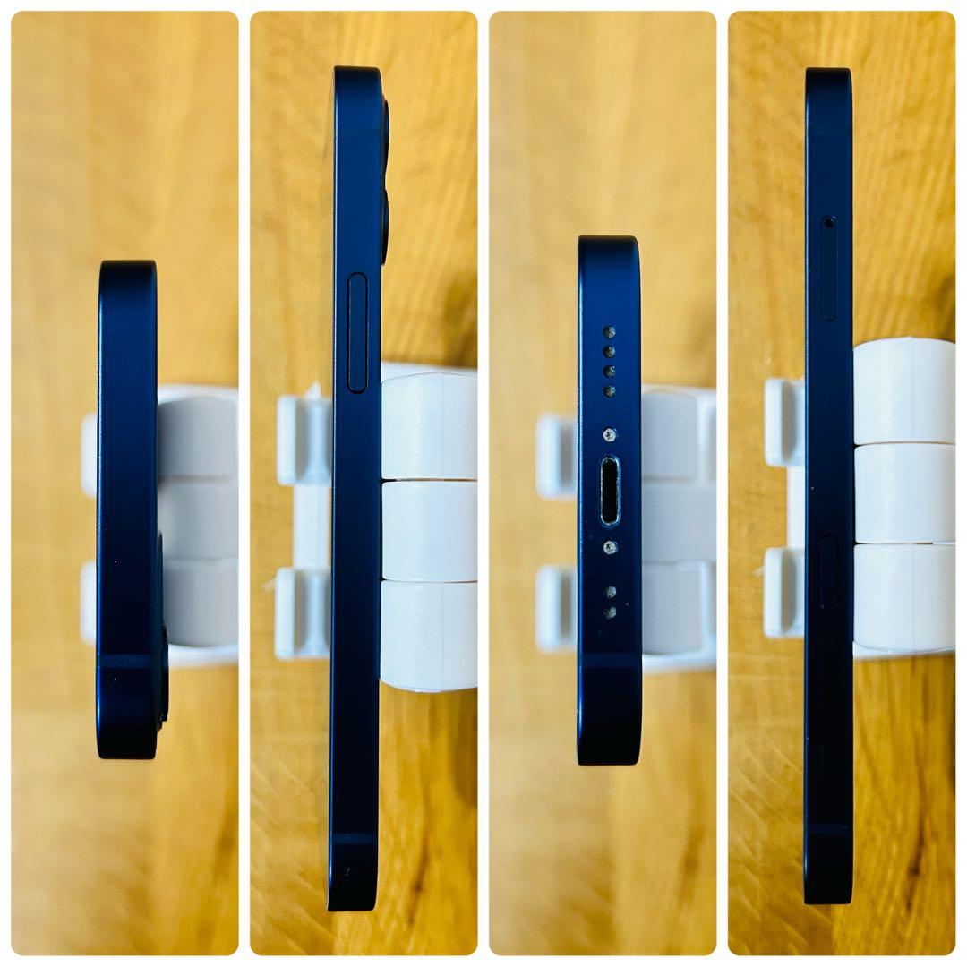 【美品】iPhone 12 mini 本体 128GB SIMフリー ブルー