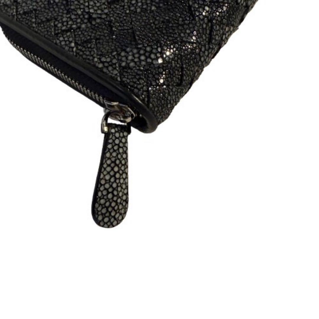 【新品】スティングレー エイ革 編み込み 長財布