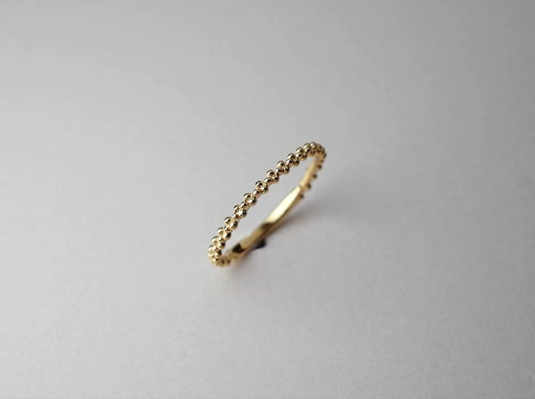 【最終値下】RAPA K18 18金 バブルリング 14号 幅2mm