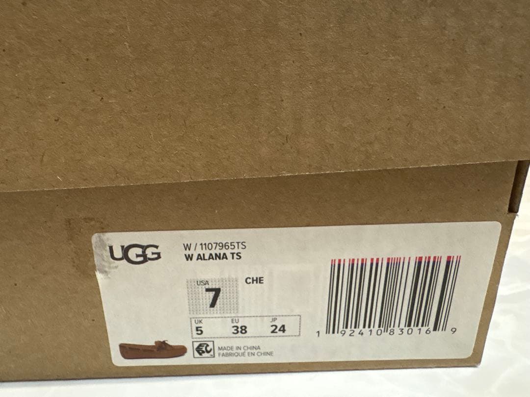 UGG ブラウン モカシン　新品　未使用