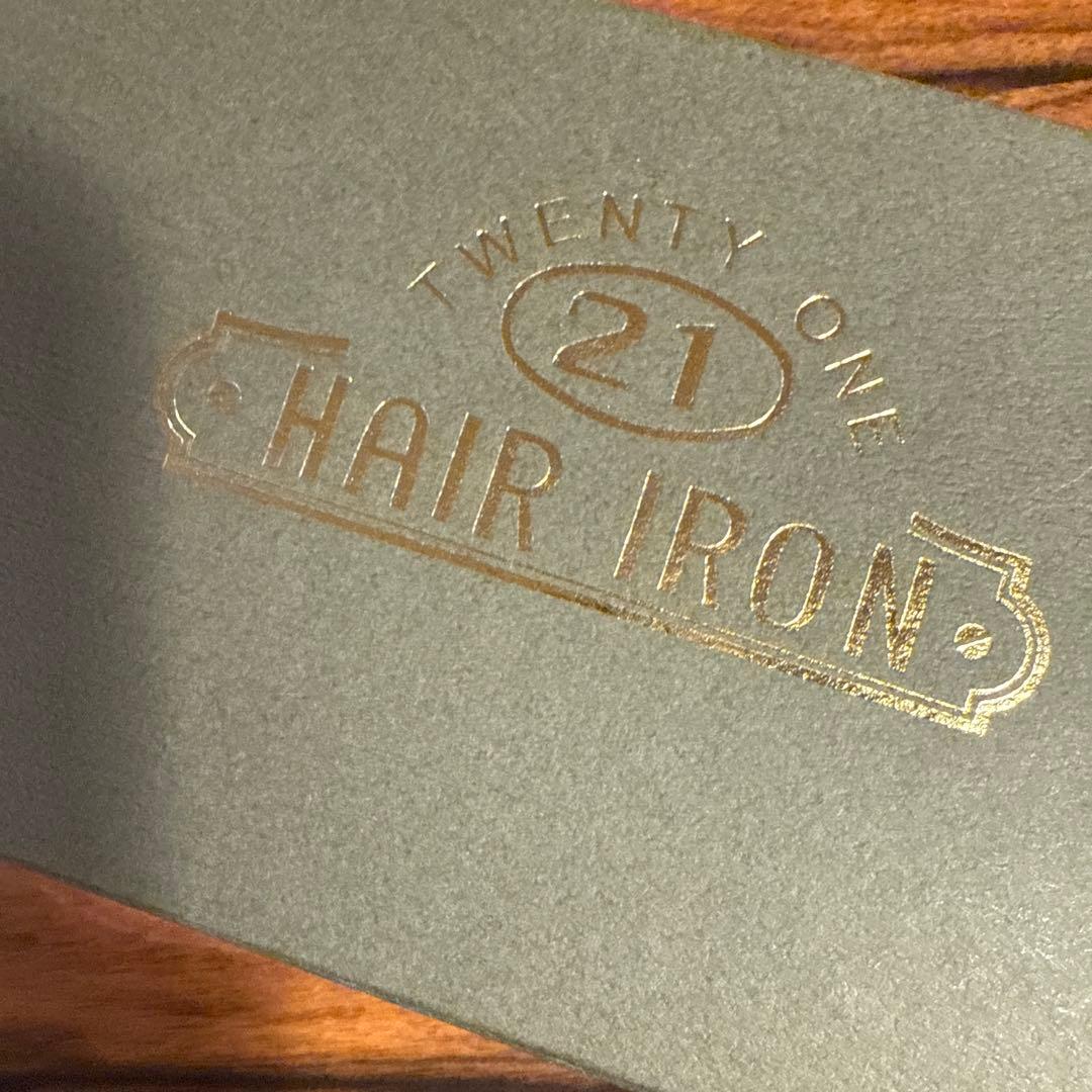 希少 TWENTY ONE ヘアアイロン 平アイロン