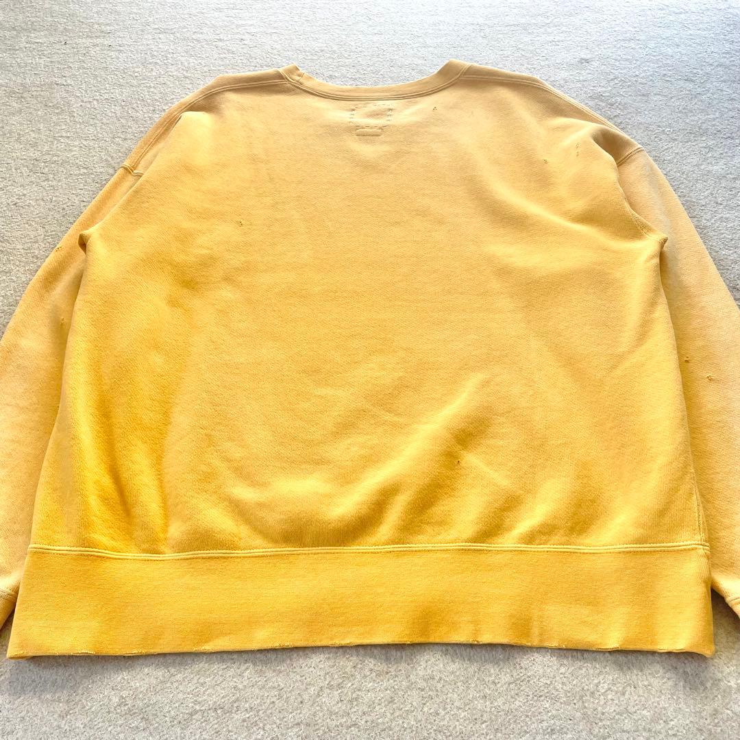 【枇杷】visvim JUMBO SB SWEAT L/S CRASH