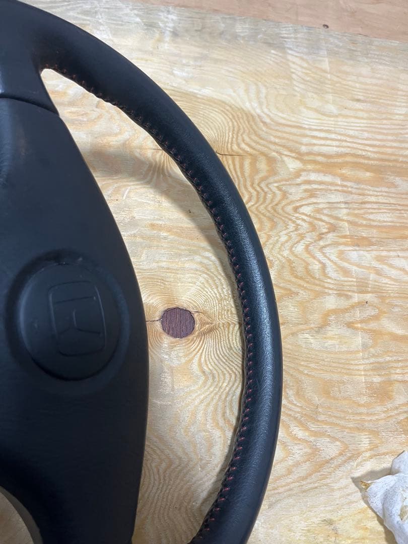 HONDA ホンダ 純正ステアリング　赤ステッチ　シビック