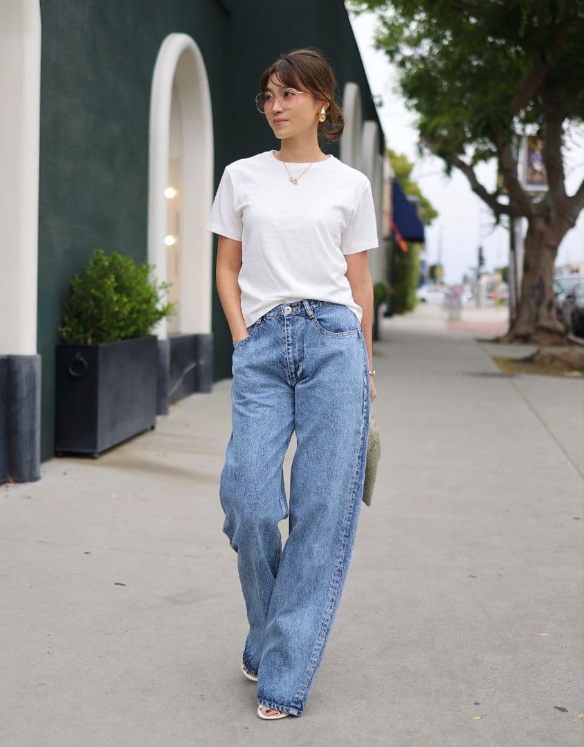 【gypsohila】Loose Fit Denim